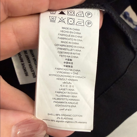 Michael Kors Black Short Sleeve Dress with Gold Chain Belt - Picture 7 of 7